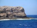 024. Sailing to Gramvousa Fortress - View from our ship. Gramvousa-Balos cruise. The North-Western tip of Crete