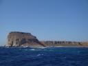 041. Gramvousa Fortress against the background of blue see - Gramvousa-Balos cruise. The North-Western tip of Crete
