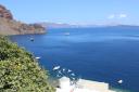 12. Deep blue waters of Therasia Island - (Θηρασία). Works fine for swimming!