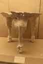35. Plaster cast of a carved wooden table - 17th c. BC, Akrotiri (Ακρωτήρι). Museum of Firá, Santorini