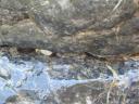 005. Hiding crab - The very right edge of Damnoni beach (η παραλία Δαμνόνι) near the rocks.