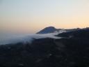 020. Mystic fog - View from tavern Panorama (Πανόραμα), Mirfious (Μύρθιος) village, South Crete.