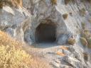 071. Entrance to the coal mine - According to locals there is one tunnel of about 100 meters. It leads to the viewing point from which you can see a beautiful view of Plakias bay. The left edge of Plakias beach, South Crete.