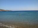 099. Damnoni beach (η παραλία Δαμνόνι) - Normally the water here is a little bit cool, but the sea is of intense color. The waters get deep almost at once. We noticed an octopus was noticed near the shore. Area of Rethymno (Ρέθυμνο).