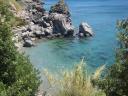 100. Cove - Neighboring to the other cove Agia Fotini (Αγία Φωτεινή), not far from Souda (Σούδα) beach. The right part of Plakias bay Rethymno ( Πλακιάς, Ρέθυμνο), South Crete