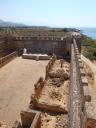106. Top view of the stage - Frangokastello fortress, Chania (το κάστρο Φραγκοκάστελλο, Χανιά), South Crete.