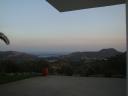 117. Silence, beauty and calm - View from the hotel in the evening. Damnoni beach(η παραλία Δαμνόνι). Rethymno area, South Crete.