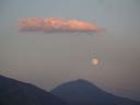 118. Full moon - View from Mariou tavern (ταβέρνα Μαριού), village Mariou (Μαριού), South Crete.